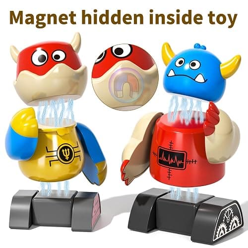 BLmukce Magnetic Robot Toy for Kids 3-5, 35 PCS STEM Educational Playset with Storage Box, DIY Stacking Monster Robots, Toddler Creative Alien Toys Gift for Boys Girls (Christmas Birthday) thumbnail 4