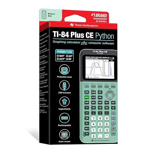 Texas Instruments TI-84 Plus CE Color Graphing Calculator, Mint thumbnail 9