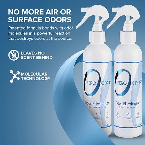 Zero Odor - Multi-Purpose Strong Odor Eliminator for Home, Office, Car, Bathroom, Hotel, Room Deodorizer, and Odor Neutralizer, 8oz Two Pack thumbnail 2