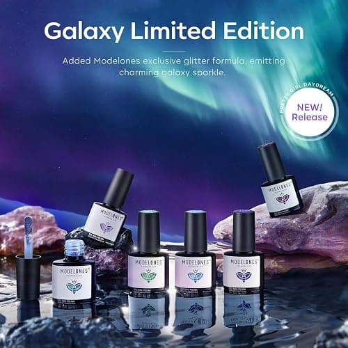modelones Gel Nail Polish Set- 6 Colors 2026 Easter Chameleon Aurora Shimmer Glitter Gel Polish Kit Blue Green Purple Nail Gel Polish Soak Off LED Nail Lamp Nail Art Gel Kit DIY Salon Gift thumbnail 7
