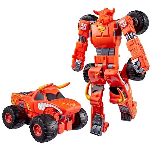 Transformers Monster Jam El Toro Loco (Furioso) | Action Figure Changes from Robot to Monster Truck, Toys for 6+ - Image 1