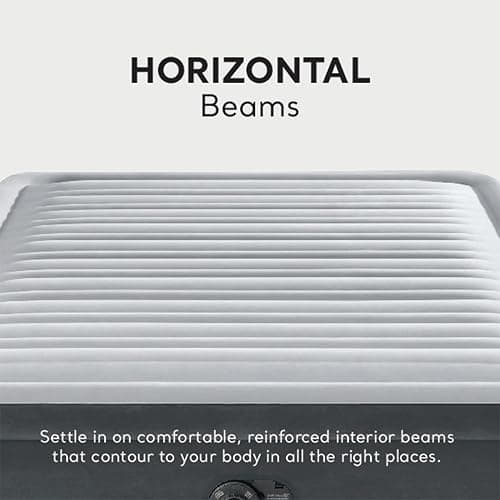 Intex Dura-Beam Deluxe Comfort-Plush Elevated: Fiber-Tech – Queen Size – Built-in Electric Pump – 18in Bed Height – 600lb Weight Capacity thumbnail 8