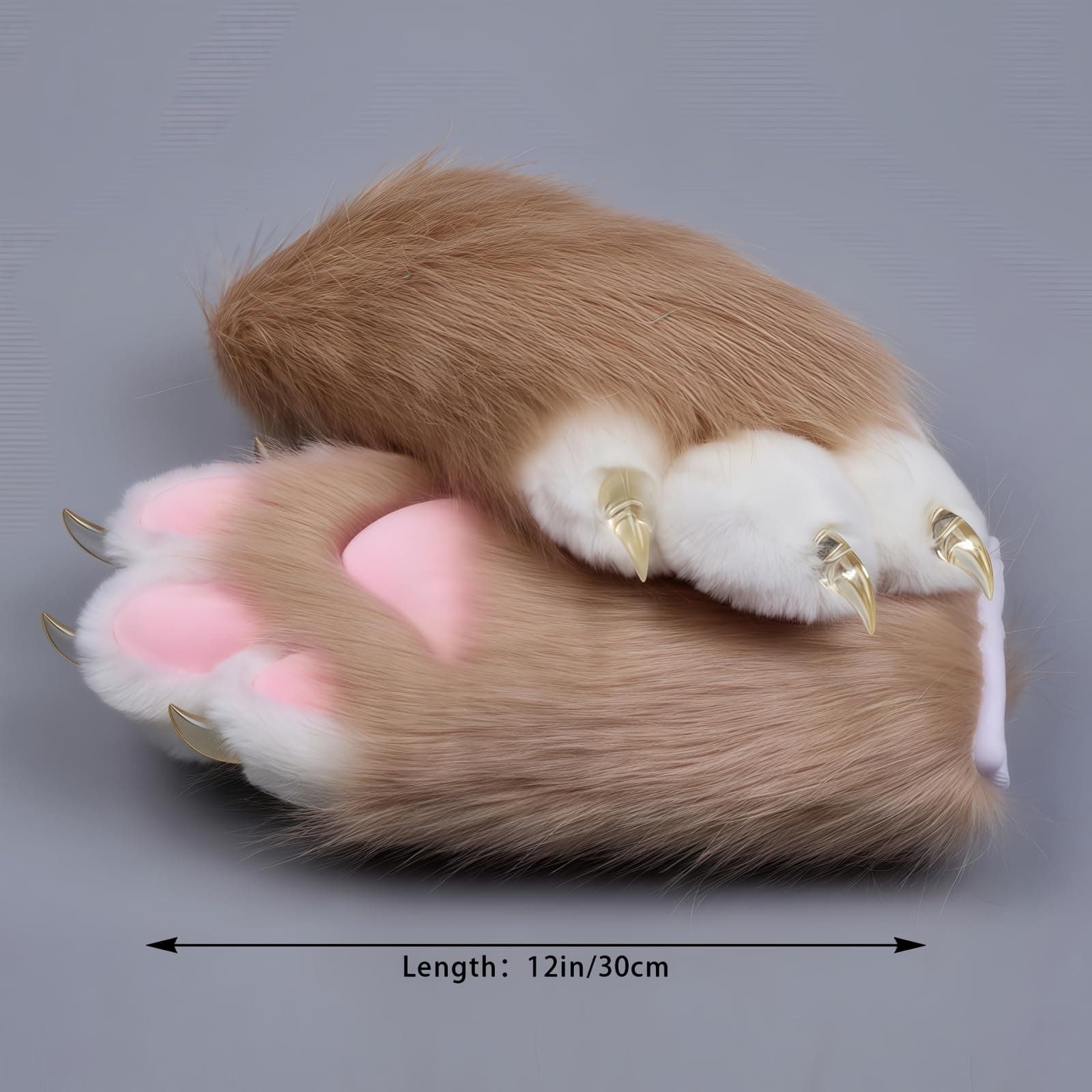 Fursuit paws gloves Multiple colors to choose from Furry claws Cosplay exhibition costumes Cat paw glove thumbnail 2