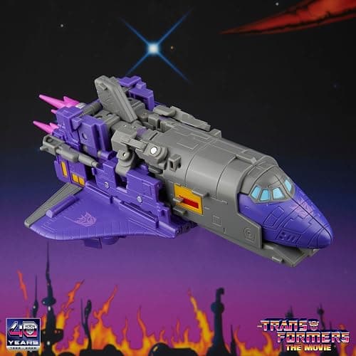 Transformers Studio Series The The Movie Astrotrain, Leader Class 6.75-Inch Converting Action Figure, Robot Toys for Ages 8+ thumbnail 8