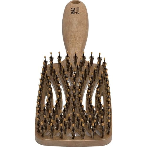 Yao Boar Bristle Hair Brush - Ventilated Thick & Curly Hair Detangler for Women & Kids, Shiny & Textured Hair thumbnail 2