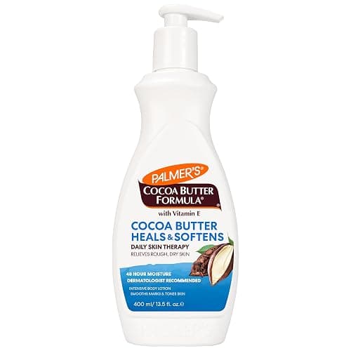 Palmer's Cocoa Butter Formula Daily Skin Therapy Cocoa Butter Body Lotion for Dry Skin, Hand & Body Moisturizer, Pump Bottle, 13.5 Oz (Pack of 1) - Image 1