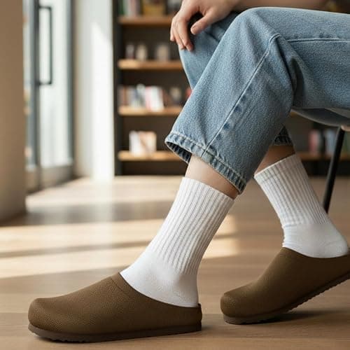CUSHIONAIRE Women's Sils Knit Cork Footbed Clog with +Comfort thumbnail 2