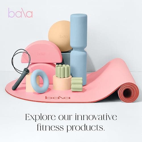 Bala Bangles Wrist & Ankle Weights for Women & Men - Adjustable Weighted Bands - Soft Silicone Arm & Leg Weights for Pilates, Yoga, Walking, Barre, Home Workout & Strength Training Exercise thumbnail 6