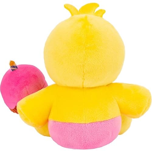 Jazwares Five Nights at Freddy’s Toy Chica Plush - 8-Inch Stuffie with Soft Material and Glow-in-The-Dark Eyes thumbnail 4