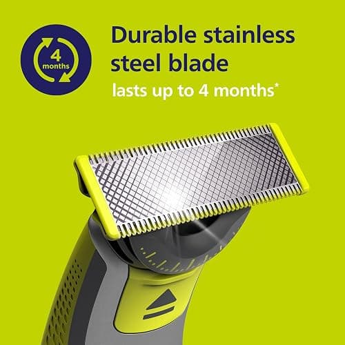 Philips OneBlade Original 360 Blade Heads, Compatible with all OneBlade and Pro Electric Shaver & Trimmers, Original from Philips, 1x One Blade, 4-Month Supply (QP410/50) thumbnail 6