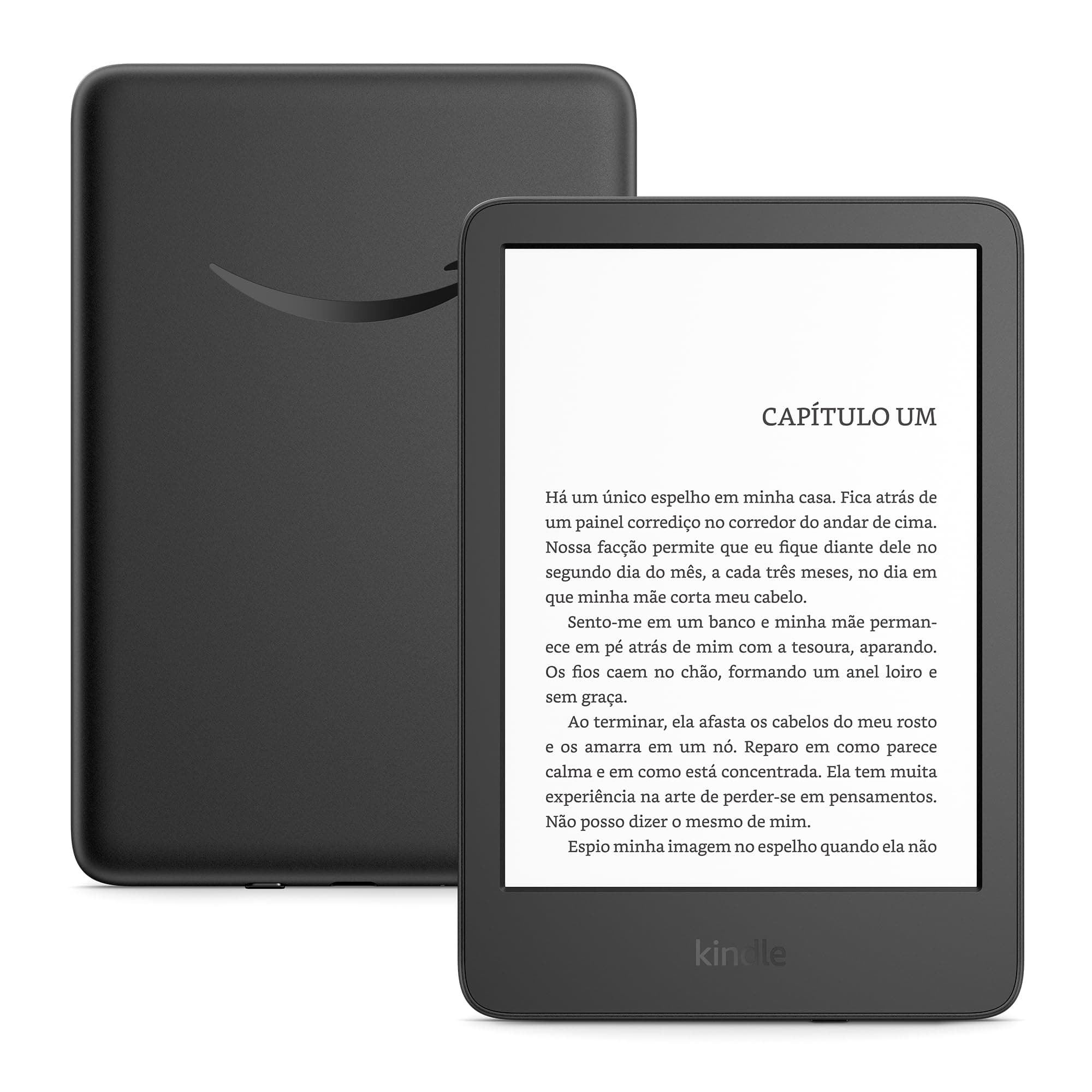 Kindle 16 GB (Última geração) - Leve e compacto, com tela antirreflexo, trocas de página mais rápidas, luz frontal ajustável e bateria de longa duração - Cor Preta - Preta thumbnail 2