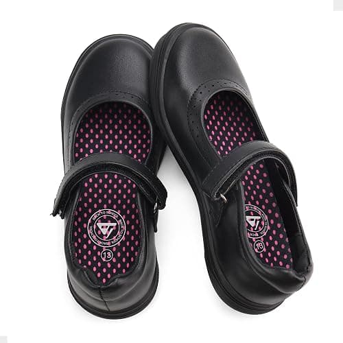 JABASIC Girls Mary Jane Flats School Uniform Dress Shoes - Image 1
