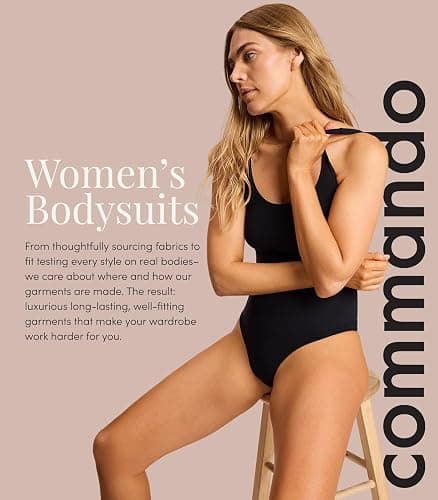 Commando Butter Crew Neck Bodysuit - Short Sleeve BDS108 thumbnail 5