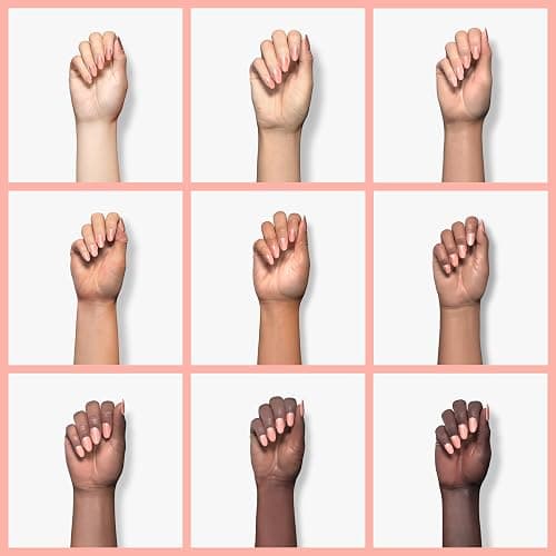 Beetles Nude Color Base Gel Nail Polish, 15ml Rubber Base 5 in 1 Neutral Brown Clear French Tip Color Gel Polish Nail Strengthener Soak Off U V LED Lamp Cure Manicure Design DIY at Home thumbnail 4