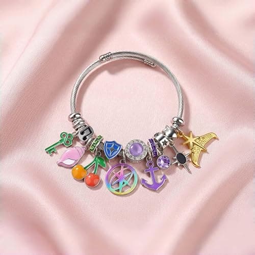 GZLXS KPop Merch Bracelet for Women, Charm Bracelets with Beads and Adjustable Inspired Friendship Bracelets Gifts for Women, Fans thumbnail 6