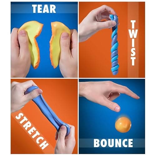 Colour Changing Slime Putty, 1, Pack, Random Colour, Fun Novelty, Magical, Heat Sensitive, Stress Relief, Great for Children with Autism, Special Needs, ASD, ADHD, SPD (Colour Changing Putty, 1) thumbnail 3