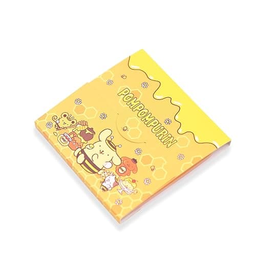 Cute Sticky Notes 3 Pack - Kawaii Sticky Notes, Cute Cartoon Self Stick Memo Pads, Office Stationery Supplies, Desk Accessories - Quality Adhesive for Notes/Reminder (Pompom-Puin) thumbnail 4