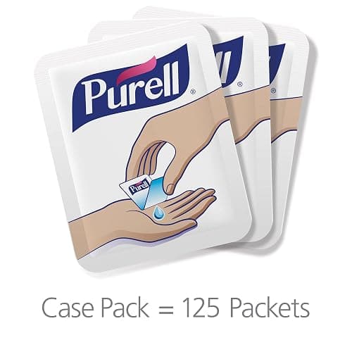 PURELL SINGLES Advanced Hand Sanitizer Gel, Fragrance Free, 125 Count Single-Use Travel-Size Packets - 9620-12-125EC (Pack of 1) thumbnail 2