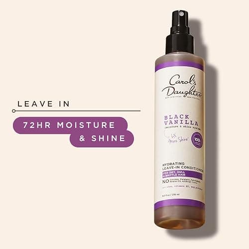Carol's Daughter Black Vanilla Leave In Conditioner for Curly, Wavy or Natural Hair, Moisturizing Hair Care for Dry, Dull or Brittle Split Ends, 8 Fl Oz thumbnail 5