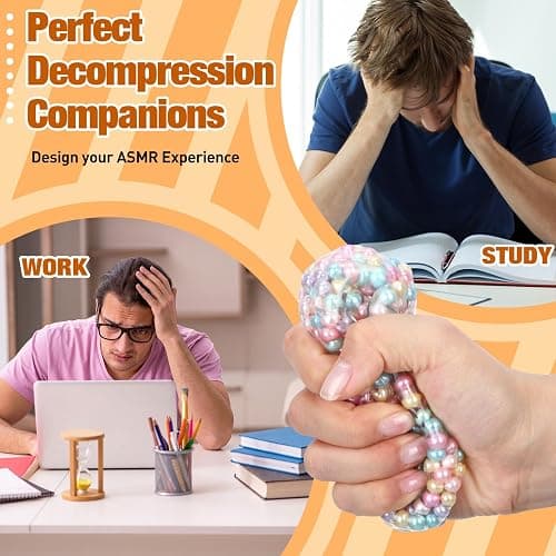 Simgoing 24 Pcs DIY Stress Ball Making Kit, Blank Ball Skin, Cat Paw | Vacuum Device Expander Tool Included, Your Own Fidget Pressure Balls, Sensory Relief for Adults, DIY Craft Activity Set thumbnail 5