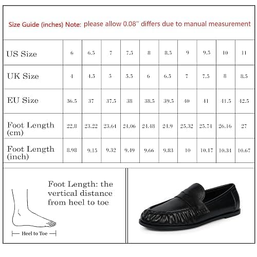QIY Penny Loafers for Women Flats Shoes Women Dressy Comfortable Moccasins Womens Slip on Loafers Shoes Comfortable Work Flats thumbnail 8