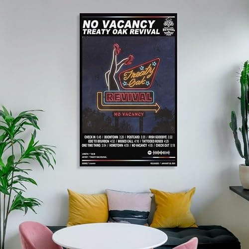 Treaty Oak Revival No Vacancy Canvas Poster Bedroom Decoration Landscape Office Valentine's Birthday Gift Unframe-style08x12inch(20x30cm) thumbnail 6