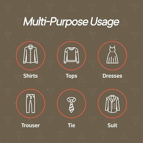 Black Plastic Hangers 5 Pack– Heavy-Duty Plastic Hangers Slim and Space-Saving, Durable and Lightweight PP with Non-Slip Shoulder Notches for Slip Dresses, Suits, Jackets & Camisoles thumbnail 6