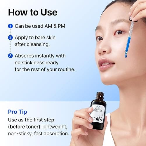 DearKlairs Korean EGF Serum – Blue Youth Activating Drop with EGF Peptides and Guaiazulene, Repairing Serum for Redness and Blemish-prone Skin, Visibly Fades Post-Blemish Marks, 0.33 Fl Oz thumbnail 8