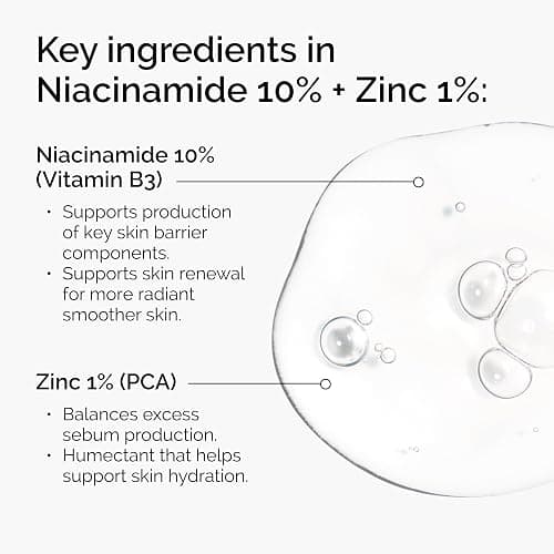 The Ordinary Niacinamide 10% + Zinc 1%, Smoothing Serum for Blemish-Prone Skin thumbnail 3