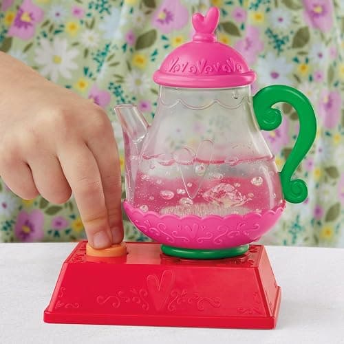 Baby Alive Bubbly Tea Party Berry Boo Doll with Teapot Accessories, Black Hair, 11 Inches, Kids Toys, Ages 3+ thumbnail 2