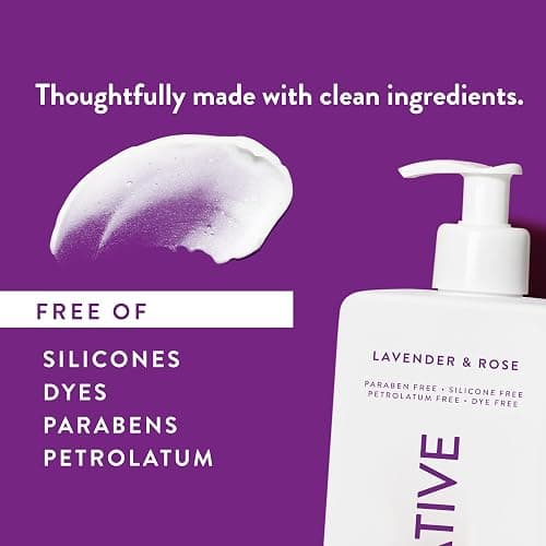 Native Body Lotion Contains Naturally Derived Plant-Based Moisturizers for Women and Men | Restores Dry Skin, Lavender & Rose, 16.5 fl oz thumbnail 3