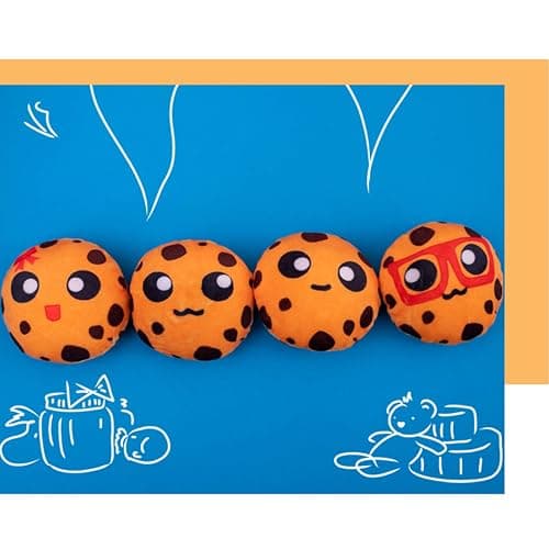 Nenalayo Plushies Doll a Bag of Cookie Toy Stuffed Soft Snack Pillow Plush Yummy Food Toy for Birthday Gift, Stuffed Toy Game Pillow Cushion Gift for Kids (Blue) thumbnail 5