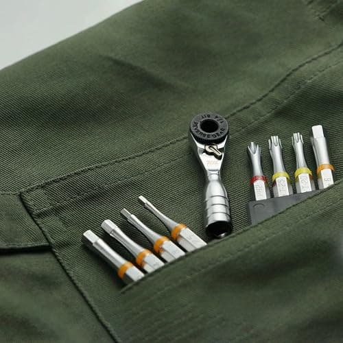 711L Mini Ratchet Wrench - One of the World's Smallest 1/4" EDC Ratchet Wrench For Tight Spaces - Alloy Steel - For Single-ended Hex Bit thumbnail 8