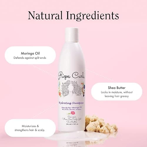 Rizos Curls Wash Day Bundle – Hydrating Shampoo & Deep Conditioner Set with Shea Butter for Every Curl Pattern 1a-4c – Gently Cleanses, Moisturizes, Softens & Adds Shine – Sulfate & Paraben Free thumbnail 3