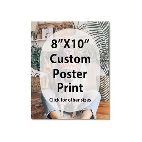 JIMUJIA Custom Canvas Art Print 8"x10" - Unframed Artwork, Personalized Wall Decor, Customizable Photo, Custom Portrait, Office, Living Room, Bedroom Wall Art(8×10in,Unframe) - Image 1