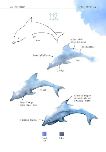 Watercolor Success in Four Steps: 150 Skill-Building Projects to Paint (Design Originals) Beginner-Friendly Step-by-Step Instructions & Techniques to Create Beautiful Paintings as Easy as 1-2-3-4 thumbnail 7