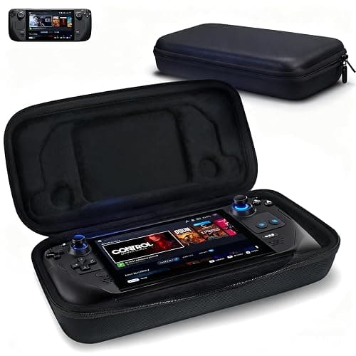 MeloSync Carrying Case Compatible with Steam Deck/Steam Deck OLED, Protective Hard Shell Travel Case for Steam Deck Console & Accessories - Image 1