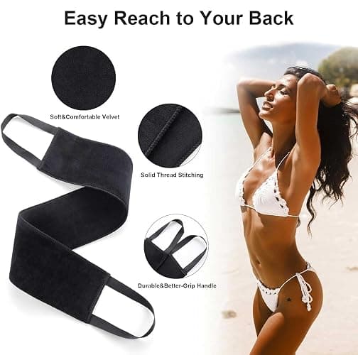 3 in 1 Self Tanning Mitts Self Tanner Mitt Applicator Kit - Tanning Glove for Self Tan Mitt, Tanning Brush for Self Tan Brush Back Tanning Applicator Kabuki Body Brush Self Tanner Back Applicator thumbnail 5