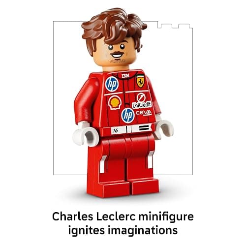 LEGO Editions Scuderia Ferrari HP Charles Leclerc Helmet - Building Set for Teens, Ages 14+ - Collectible F1 Display - Bedroom or Home Office Decor - Gift for Formula 1 Fans - 43014 thumbnail 6