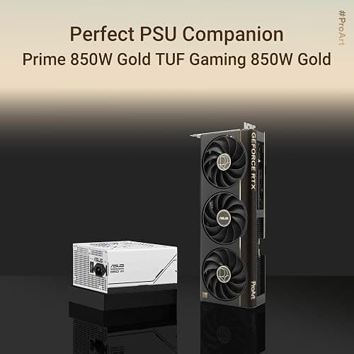 ASUS ProArt NVIDIA GeForce RTX™ 5080 16GB GDDR7 OC Edition Graphics Card (PCIe® 5.0, USB Type-C®, HDMI®/DP 2.1, 2.5-Slot, SFF Ready, Axial-tech Fans, Vapor Chamber), 3 Year Warranty thumbnail 9