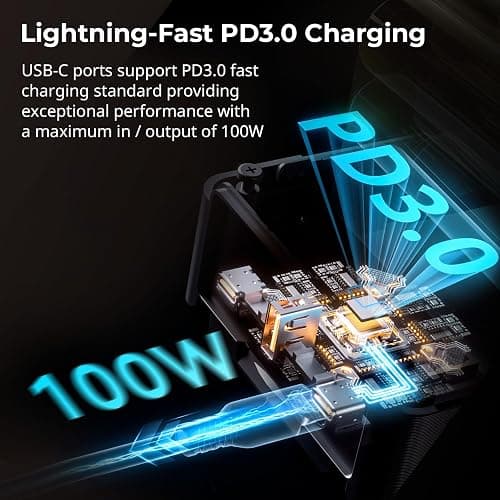 SMALLRIG V Mount Battery VB99 Pro, 99Wh / 6800mAh Mini V-Mount Battery | 100W Output, 2.5H Full Charge, PD 3.0 Fast Charging, for Filmmakers, Cameras, Camcorders, Phones, Monitors, Video Lights thumbnail 2