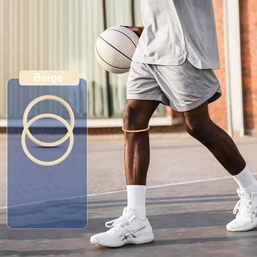 6pcs Patellar Tendon Support Straps,Silicone Patella Knee Brace for Knee Pain Relief,Flexible Patella Band for Sports Men Women thumbnail 7