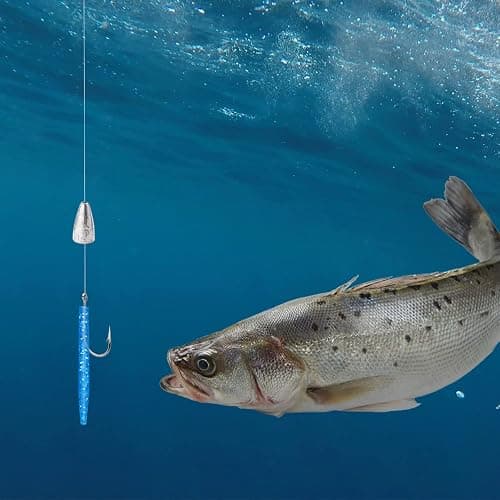 Lilureena Ned Rig Kit for Bass Fishing – 25pcs/40pcs/60pcs/133pcs Finesse Soft Plastic Worms, Stick Baits, Swimbaits Lures with Shroom Ned Jig Heads, Complete Lure Set for Freshwater Fishing thumbnail 7