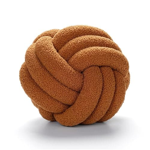 Knotenkissen & Knoten Deko - 22 Farben & 4 Größen - Aesthetic Kissen Ball Für Stilvolle Wohnaccessoires Und Moderne Deko-Ideen (Durchmesser 13CM,1) - Image 1