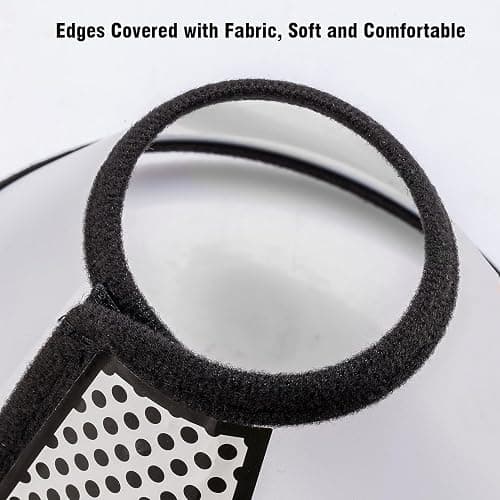 Depets Adjustable Recovery Pet Cone E-Collar for Cats Kittens Rabbits, Plastic Elizabeth Protective Collar Wound Healing Practical Neck Cover, Neck Girth 6.1 in thumbnail 6