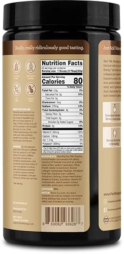 Perk Energy Drink Mix (Dutch Hot Cocoa) 20 Servings - Caffeinated Healthy Coffee Alternative with Protein, 100mg of Caffeine, Gluten-Free, Soy-Free, Peanut-Free thumbnail 5