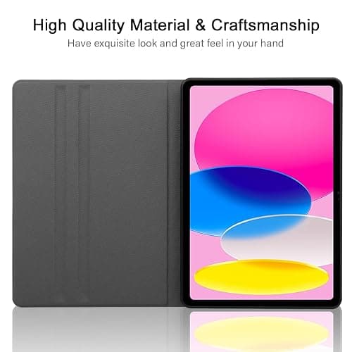 NBCDSUJ Brown Amber Tortoise Shell Tablet Case for iPad Air 5th/4th 2022/2020 10.9"/Air 11(M3/M2) 11", Cool Tortoise Shell Print Design Cover for Girls Boy, Trendy Protective Cases Flip Leather Funda thumbnail 4