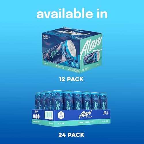 Alani Nu BREEZEBERRY, Sugar Free, Low Calorie Energy Drinks, 200mg Caffeine, Biotin, B Vitamins, Zero Sugar, 10 Calories, 12 Fl Oz Cans, 12 Pack thumbnail 8