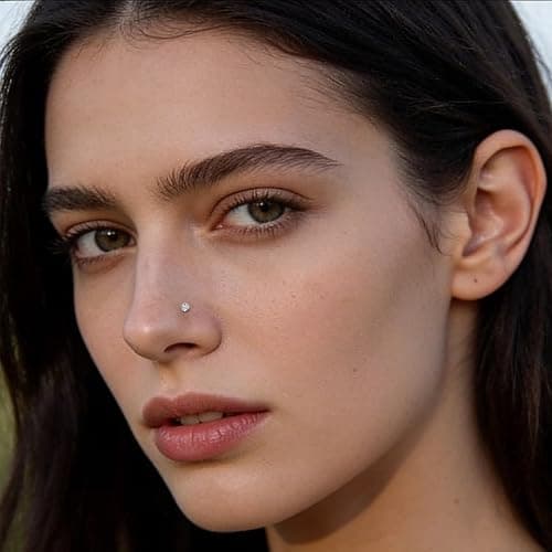 JFORYOU Fake Nose Ring Fake Septum Fake Nose Ring Hoop Fake Nose Rings for Women Faux Nose Piercing Spring Clip on No Pierced Non Piercing Faux Body Piercing Jewelry for Women Men thumbnail 3