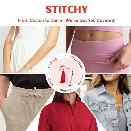 Stitchy No-Sew Hemming Tool- Easy, Portable, Professional-Grade Tagging Gun for Quick, Temporary Hems on Pants, Skirts, Dresses, and Sleeves thumbnail 4